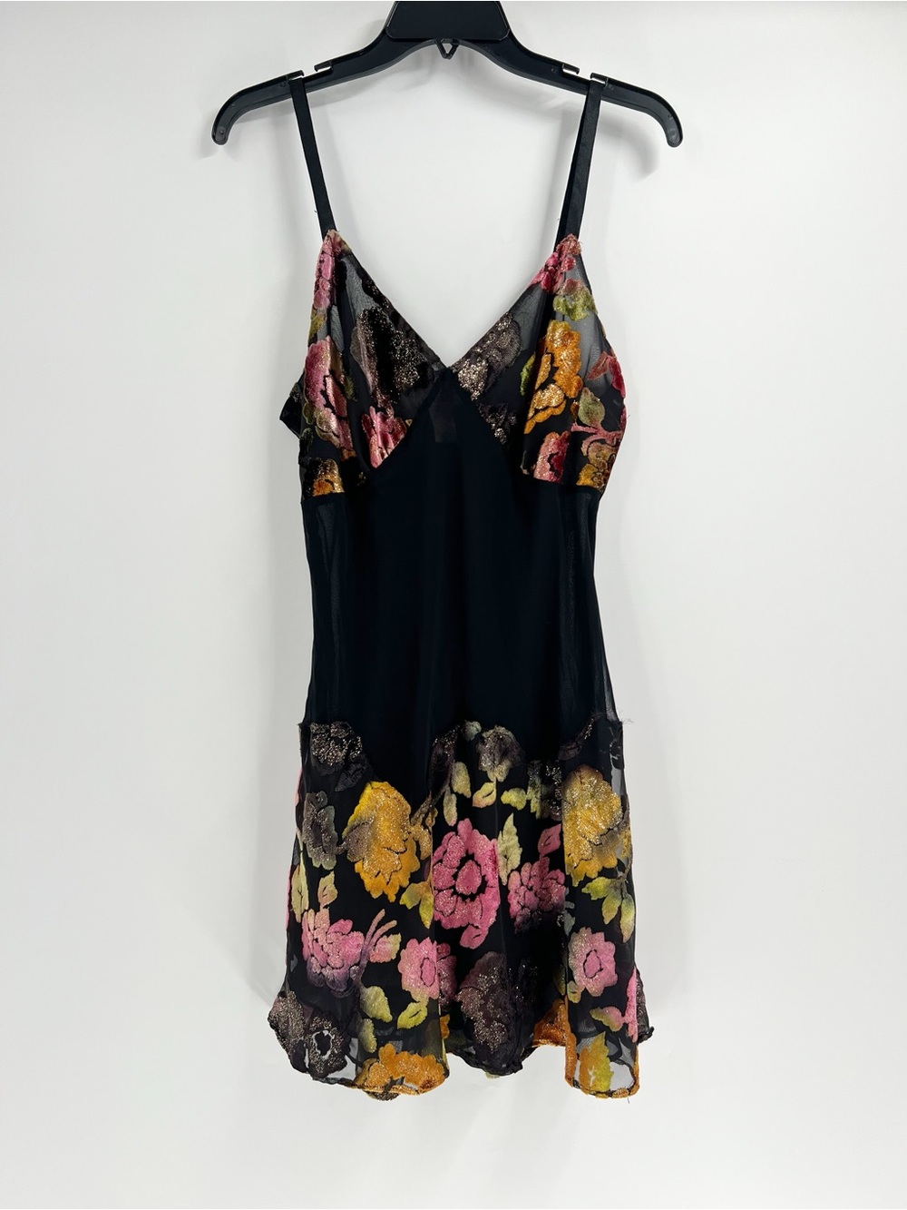 Vintage Victoria’s Secret Floral Sheer Nightgown Size Large